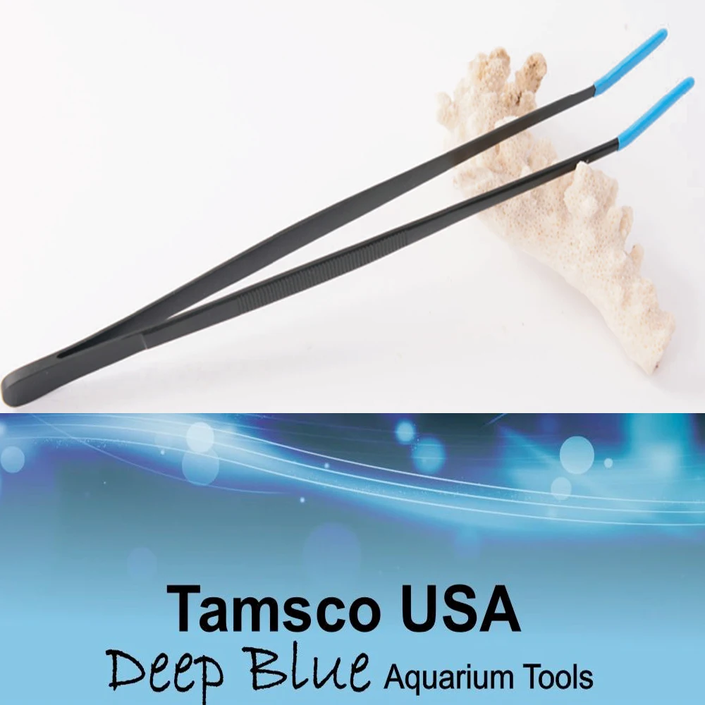 
Aquarium propagation tweezers oxidized series PVC dipped tips TAMSCO 2260APB aqua plant decoration / pet feeding tweezers 