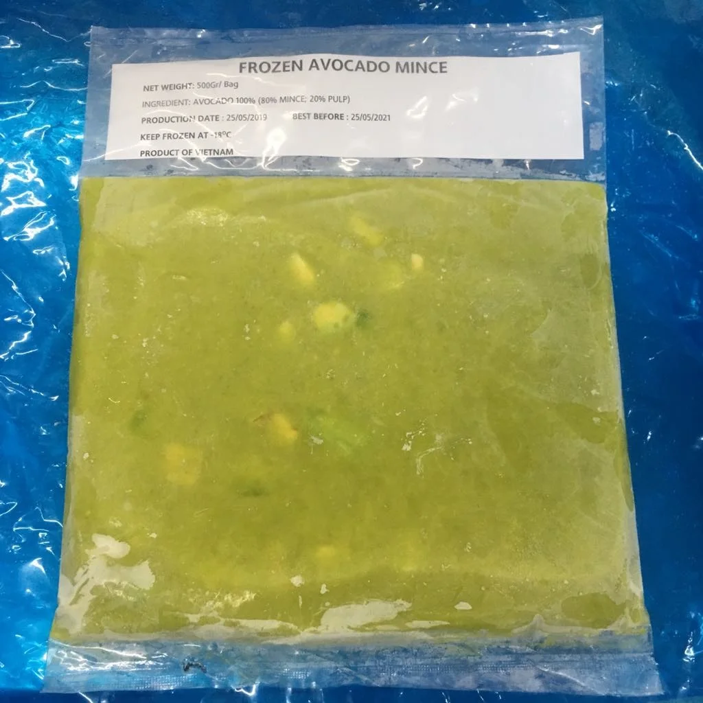 FROZEN AVOCADO PUREE  DICE CHUNK FROM VIETNAM