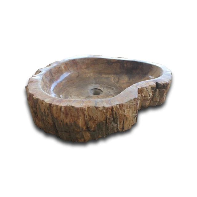 Wash Basin Bali Natural Stone Sink Petrified Wood Sink Bathroom Kitchen Hand Washing