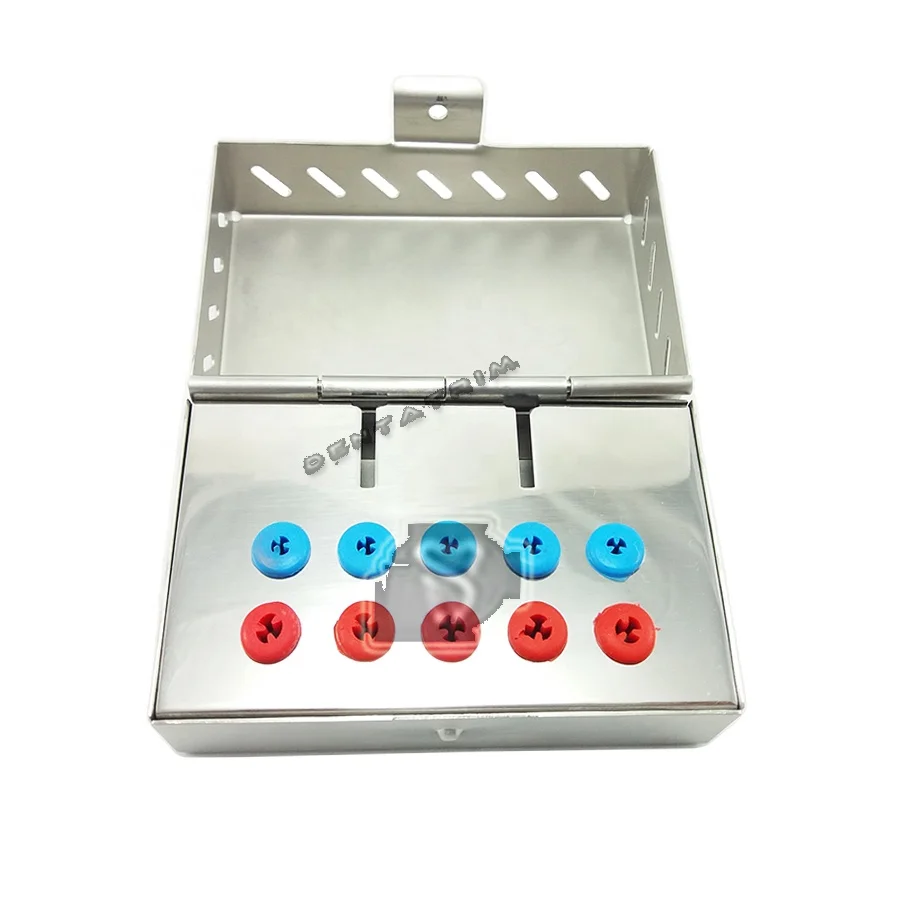 Частная этикетка стоматологический бор боксе зубной имплантат сверла держатель & стерилизационный бокс корзиночного CE PK 4 лет импланты инструменты