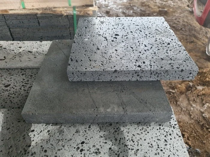 Natural Basalt Honeycomb Panel Paving Tile