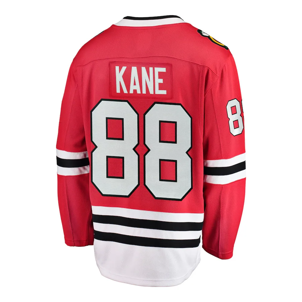  Мужская майка для хоккея с шайбой мужская команды Chicago Blackhawks Red