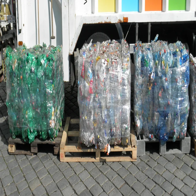 Чистый контейнер для бутылок из ПЭТ/хлопья из ПЭТ/переработанная ПЭТ смола, Заводские поставки