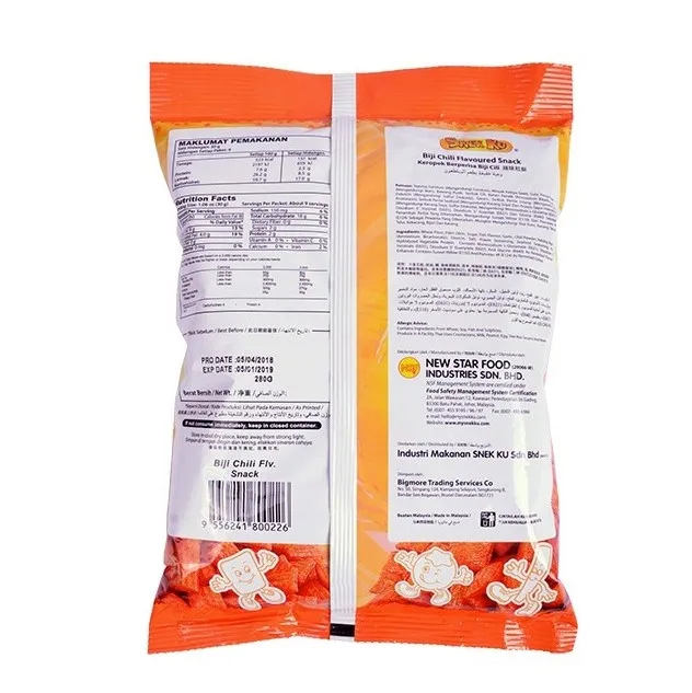 Best selling items healthy crunchy spicy snacks garlic crackers made in Malaysia