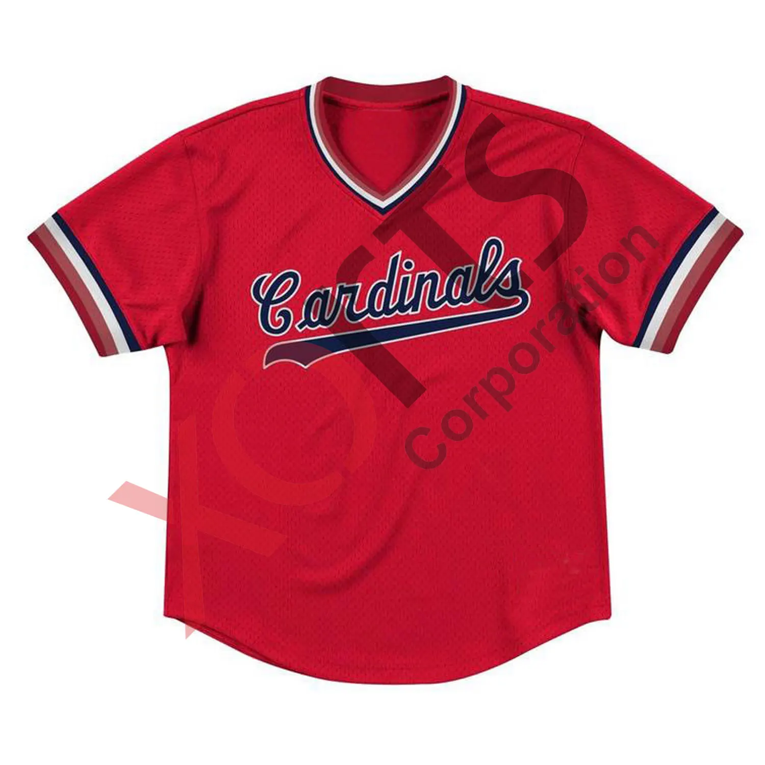 Baseball Uniform Men VIPERS Team Logo Baseball Uniform V Neck Set