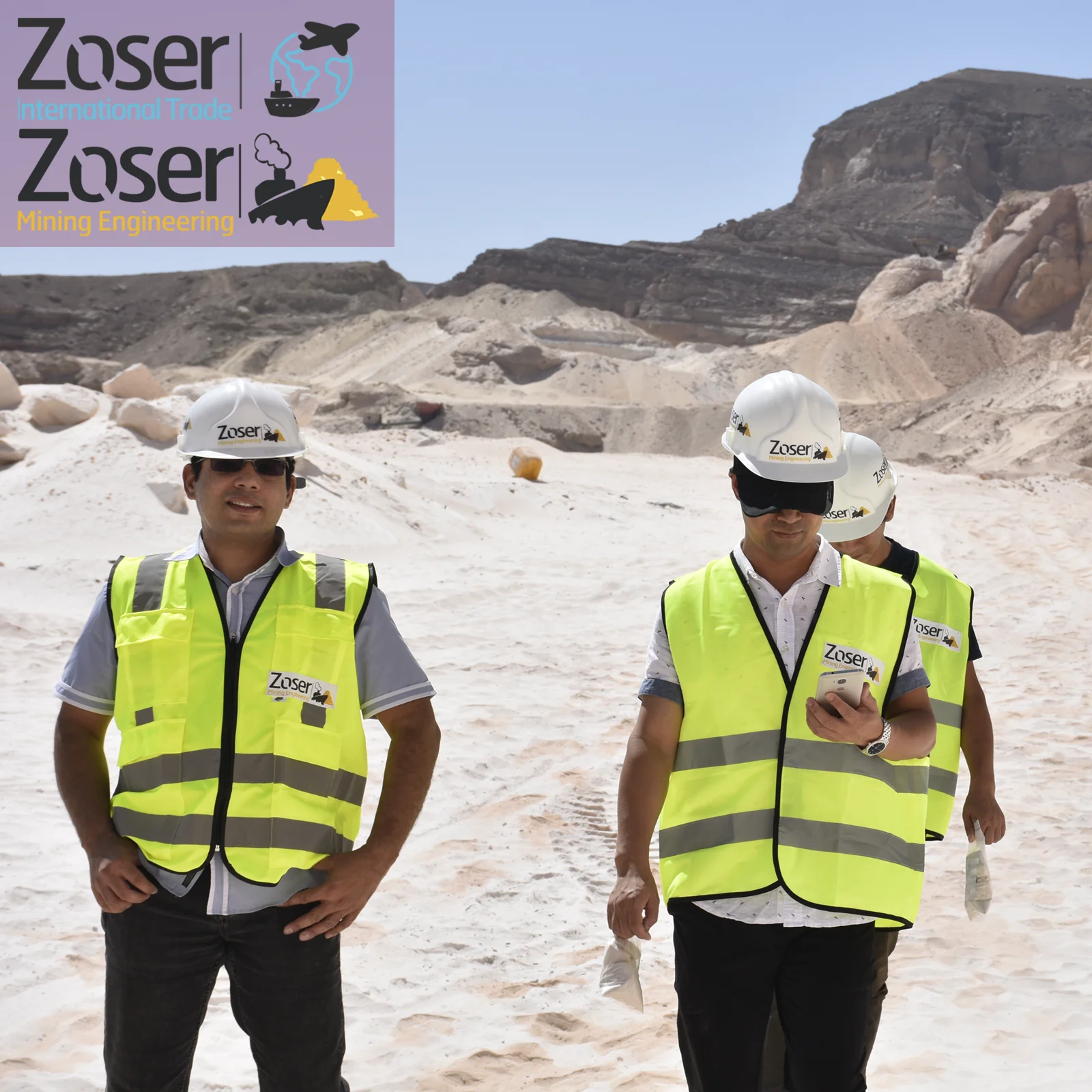 Glass grade Silica Sand, rich in Silicon oxide, SiO2 99.6%, and low in Iron oxide Fe2O3 0.01%.