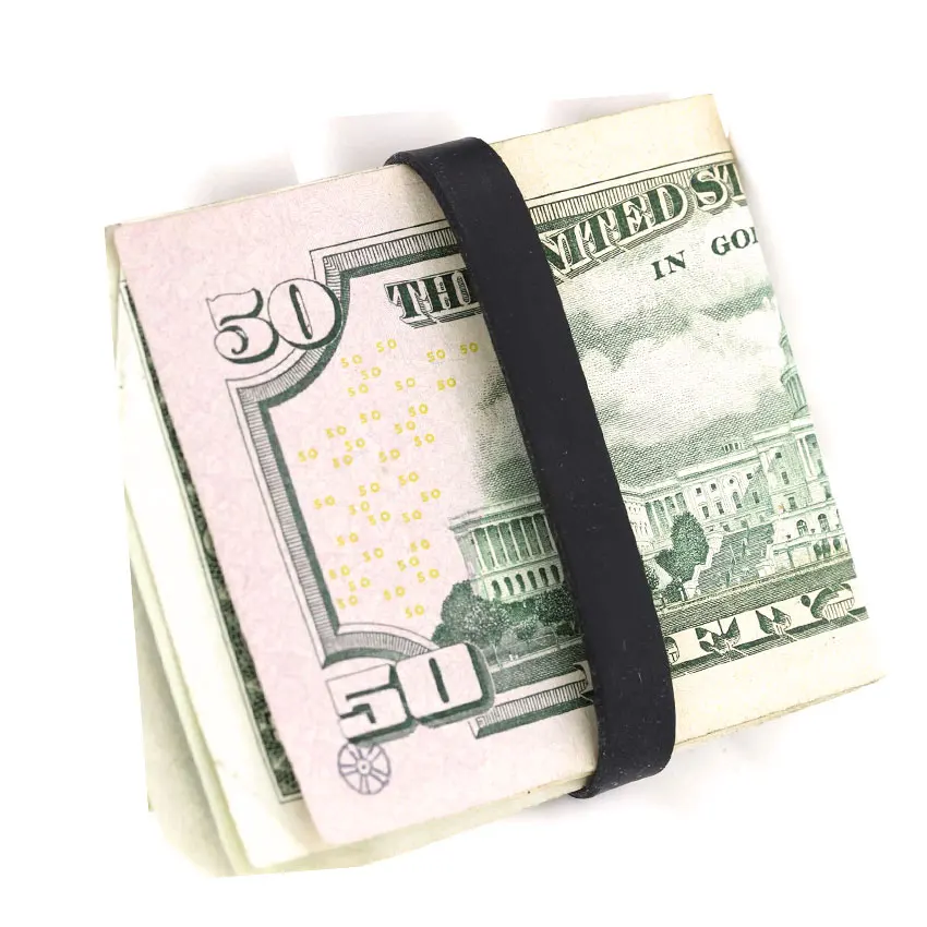 Мягкие силиконовые резинки из ПВХ с логотипом на заказ для денег