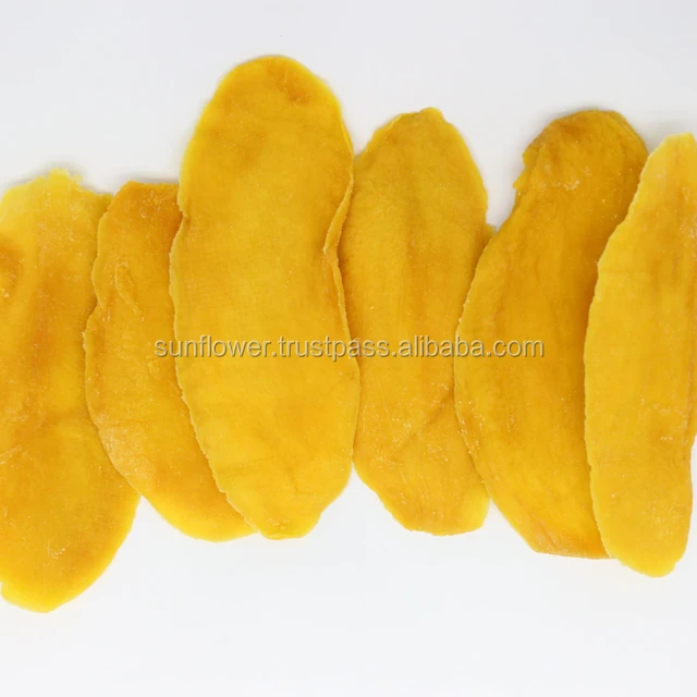
High Quality Thai Natural Soft Dried Mango Low Sugar So2 below 100ppm European Standard 