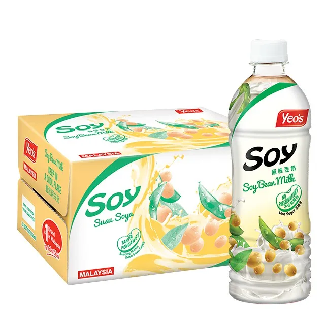 Bean Products Soy Milk Mini MOQ Smooth Balanced Taste Rich Protein Sweet Soya Bean Milk Bottle Suitable For Vegetarian