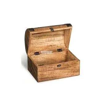 JEWEL BOX WOODEN UNFINISHED TREASURE CHEST FOR MANUFACTURING IN INDIA HOME & GARDEN STORAGE BOXES TRUNK BOXES