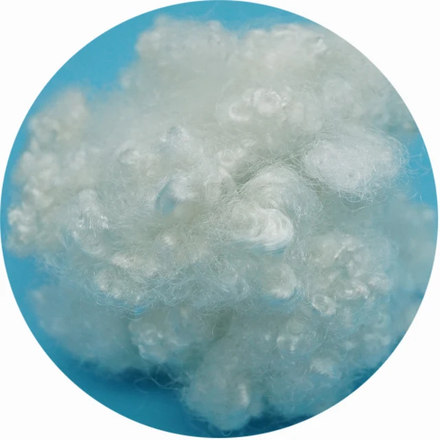 pet bottle raw material 15D/64mm recycled HCNS polyester staple fiber for wadding use