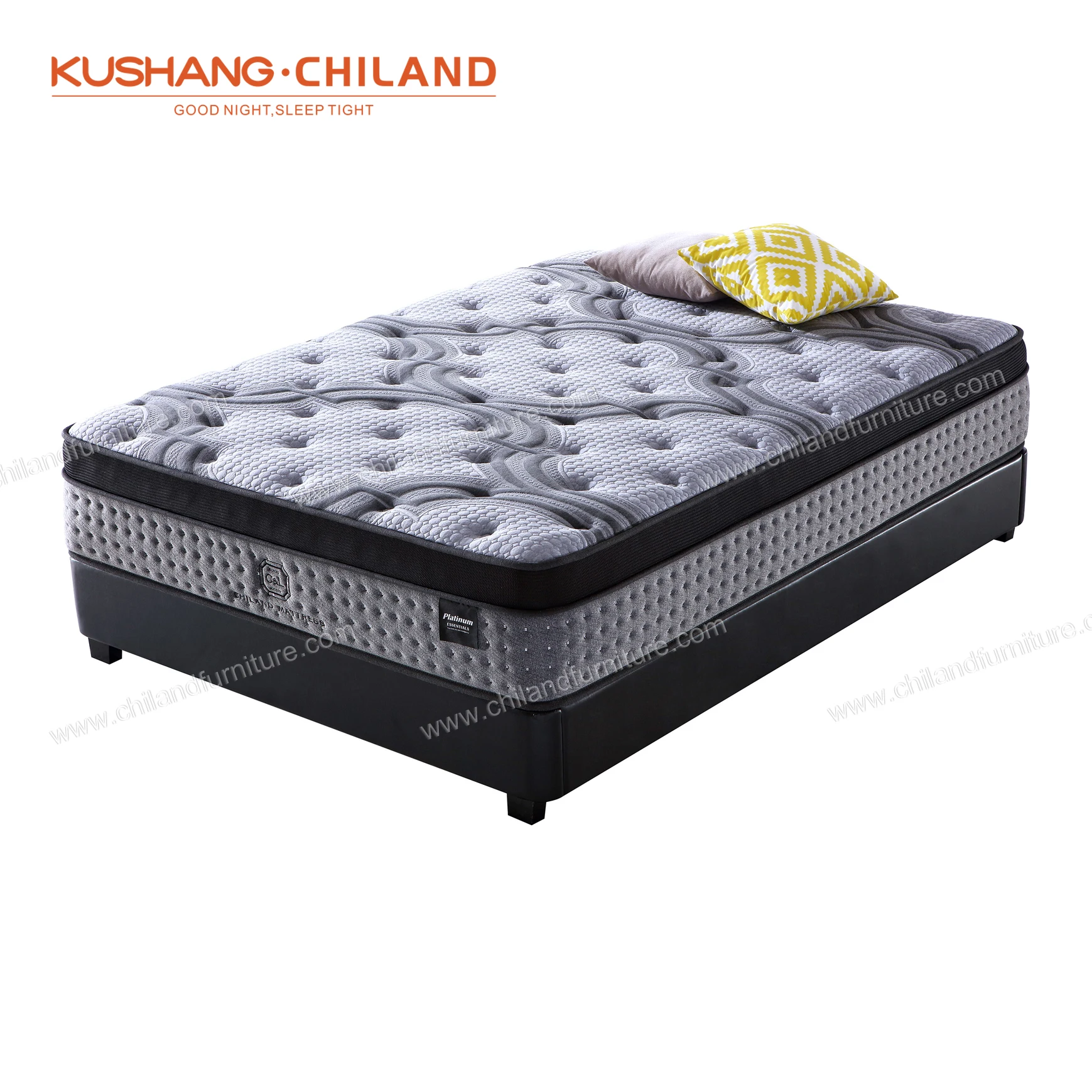 Kushang matelas colchon in a box hybrid mattress Hotel 5 zone pocket spring order online mattresses spring mattress