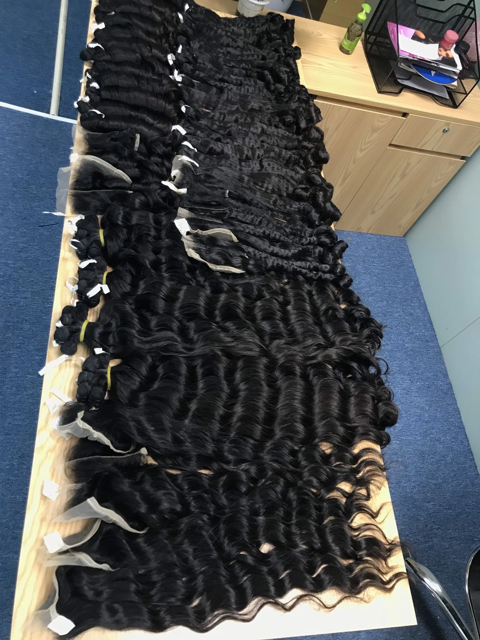  Волнистые пучки Fumi длинные волос волнистые человеческие волосы для наращивания от Belady hair