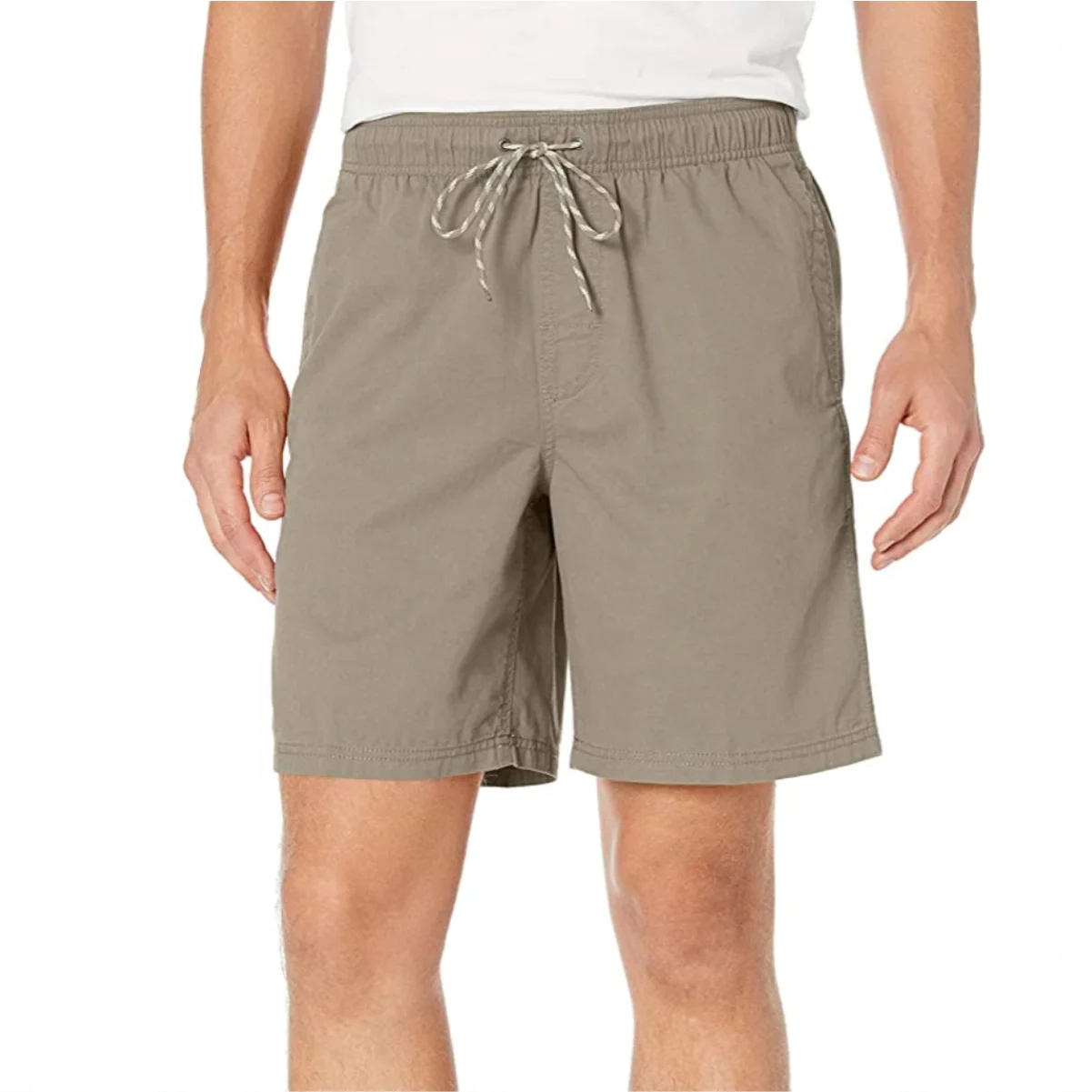 Мужская хлопковая уличная одежда повседневные шорты цвета хаки лидер продаж хлопчатобумажные быстросохнущие с высокой талией летние спортивные для спортзала