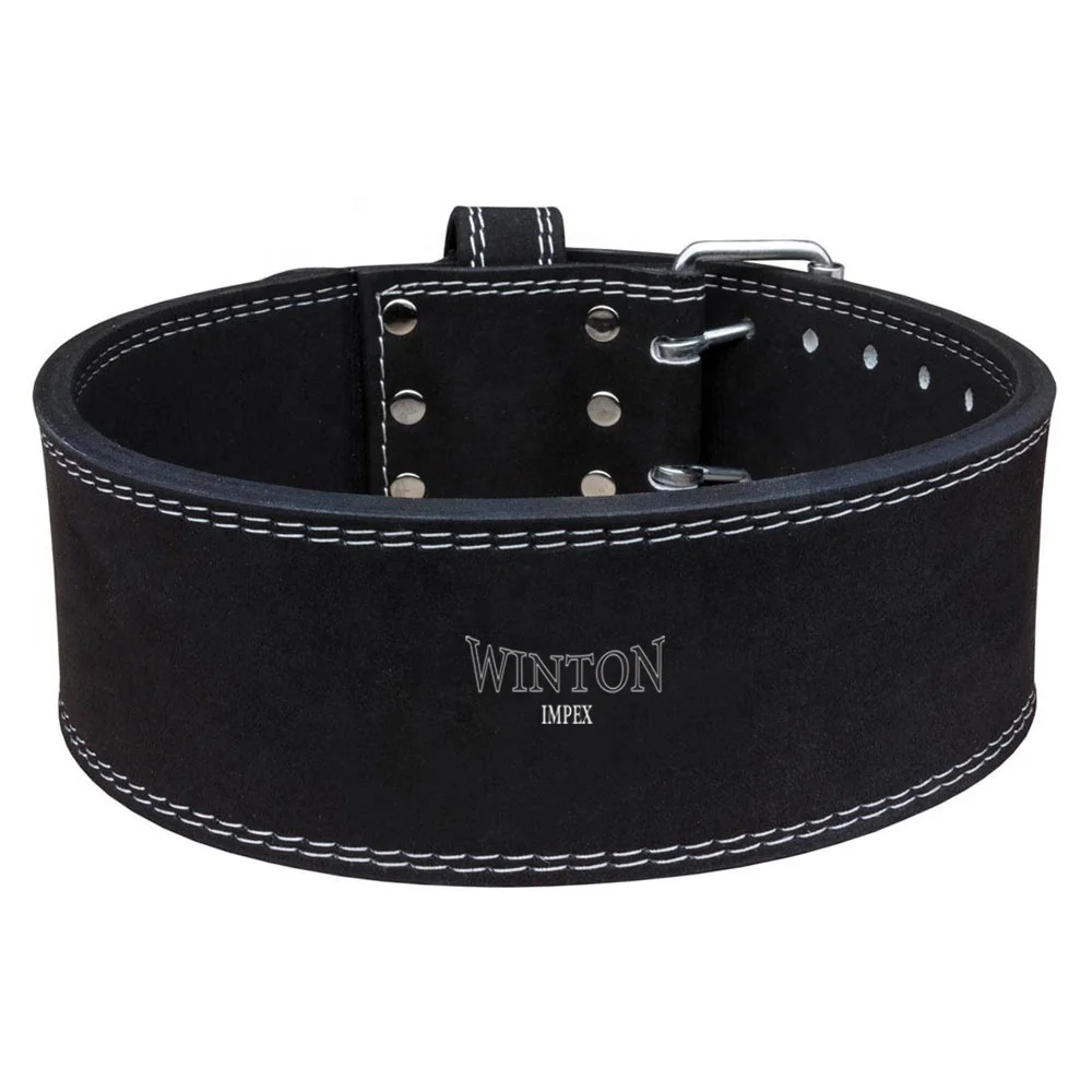 Wholesale Custom PU Genuine Leather Waist Protective Adjustable Weight Lifting Belt Custom Gym Leather Weightlifting Belt