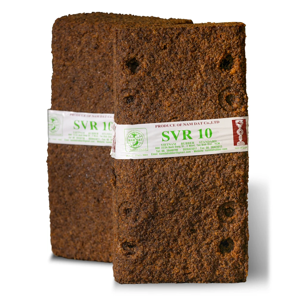 Manufacturer Natural Rubber Raw Materials Brown Color SVR 10 With Multi Usage High Quality From Vietnam