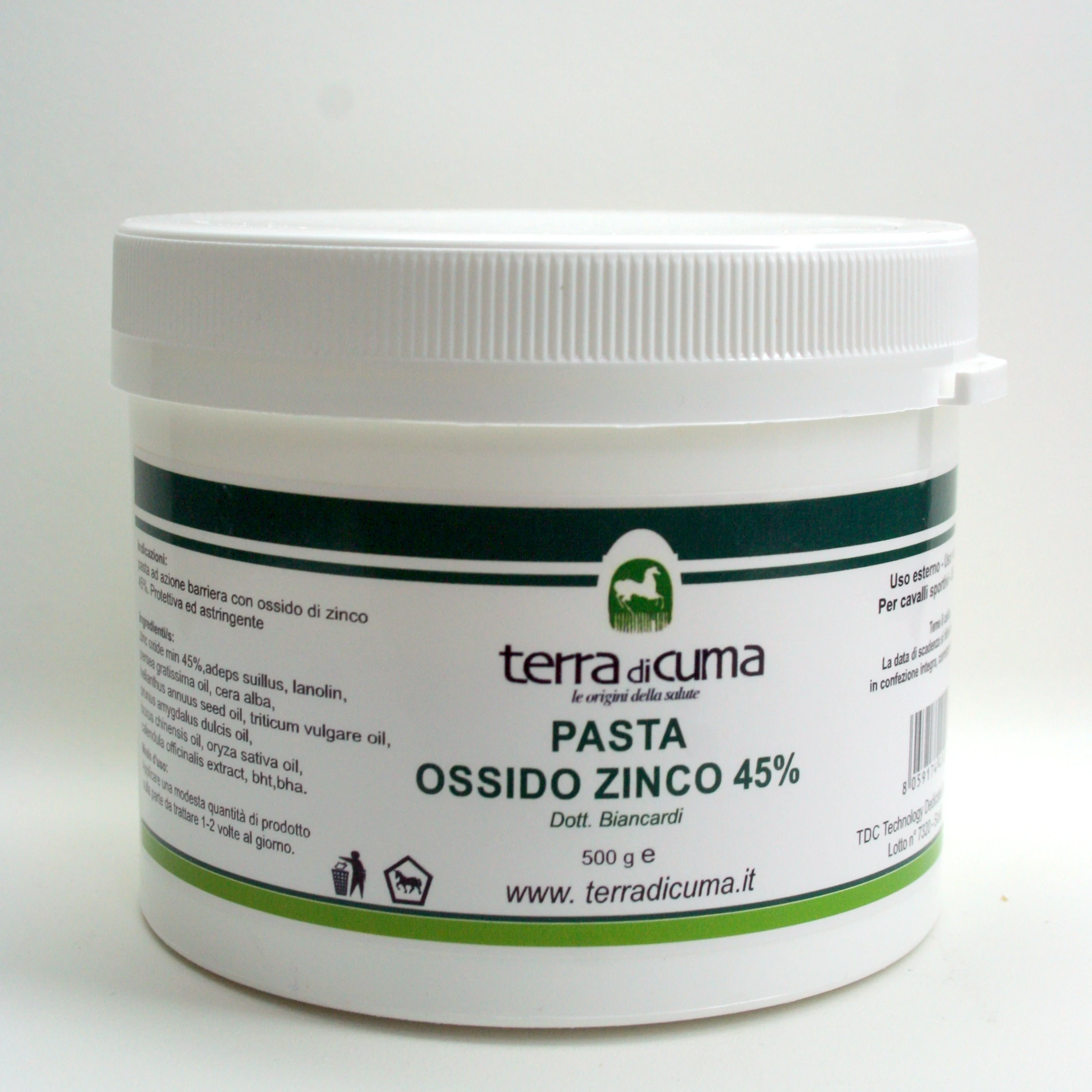 
Zinc Oxide 45% Antimicrobial Ointment for Horses 500g 