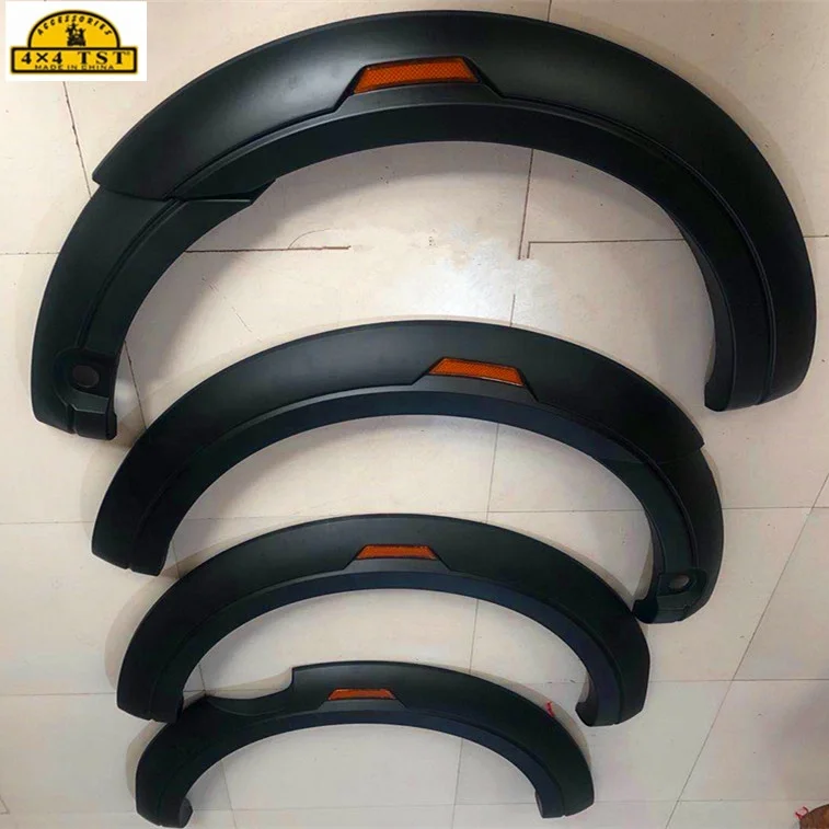 Car fender flares wheel arches with censor hole ABS for Ford Ranger T8 wildtrak 2021