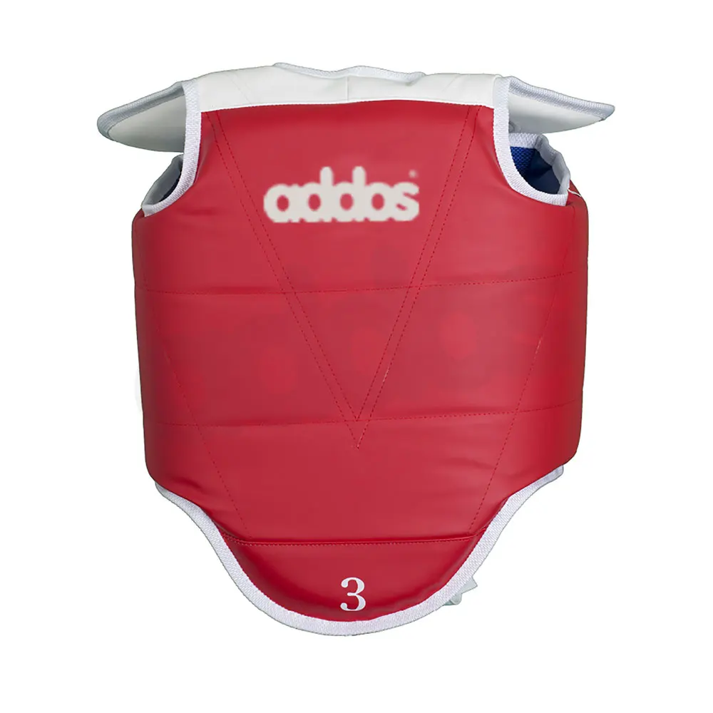 High Quality CE Certified Body Protector Padded Chest Guard Black White multiple color  Chest Protector For Kickboxing Training