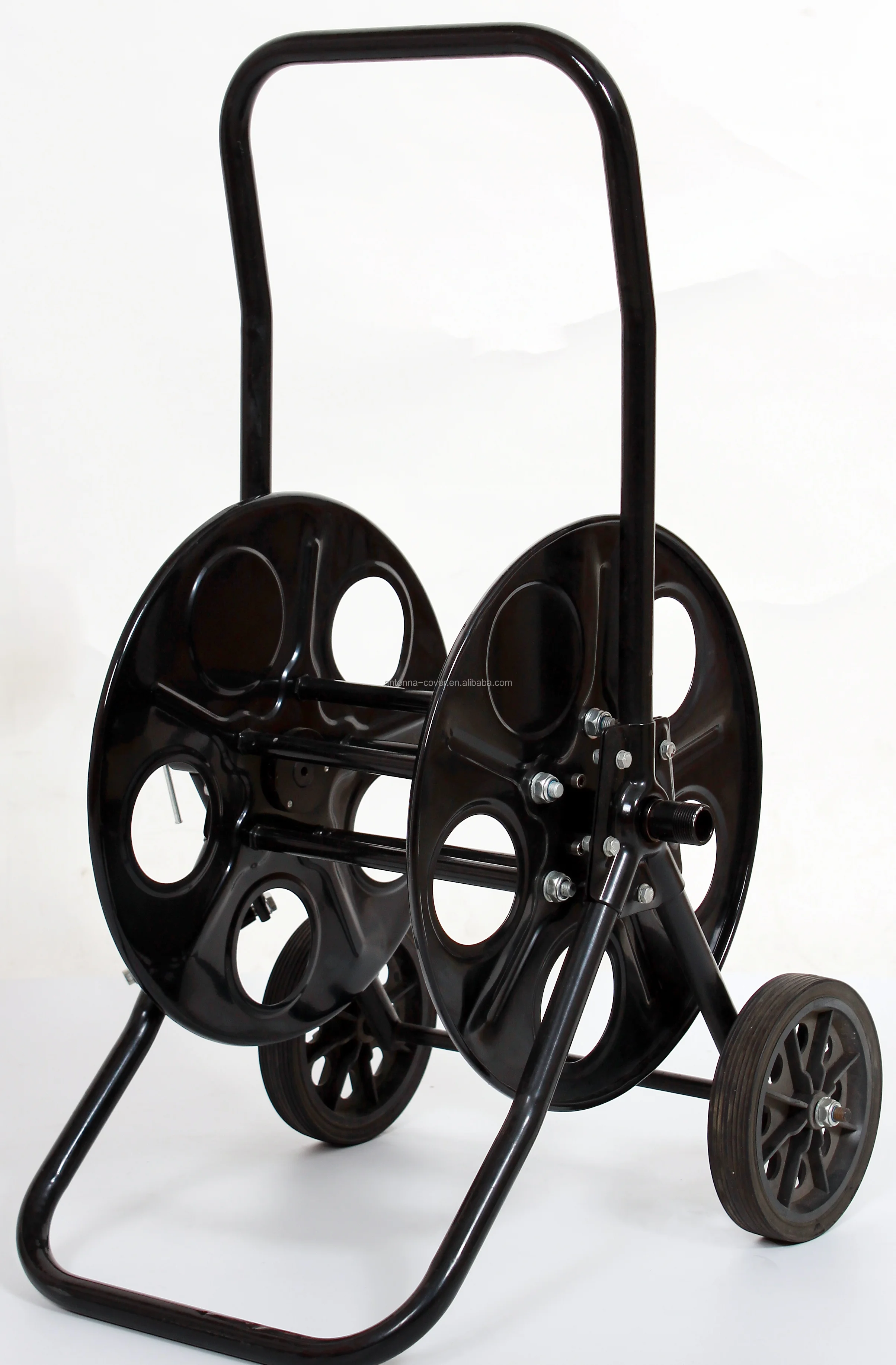 
Wheeled Metal Hose Reel for commercial window cleaning business 