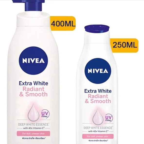 Hot Sale Best Price Nivea White Lotion Extra White Radiant And Smooth 350ml x 12 Bottle
