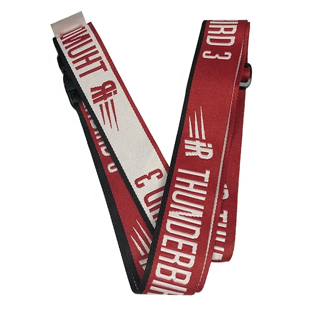 Customized Fashionable Suitcase Belts 100% Polyesterjacquard Weave Travel Suitcase Belts