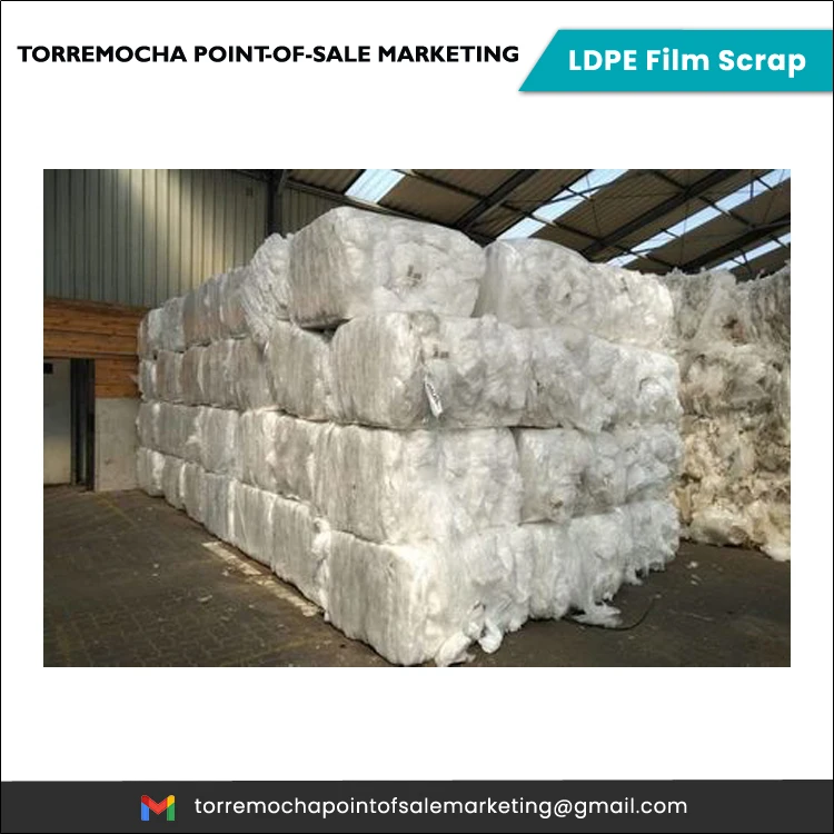 Оптовая продажа, высококачественный переработанный пластик LDPE, пленочный Лом/пластиковые обрезки по оптовой рыночной цене