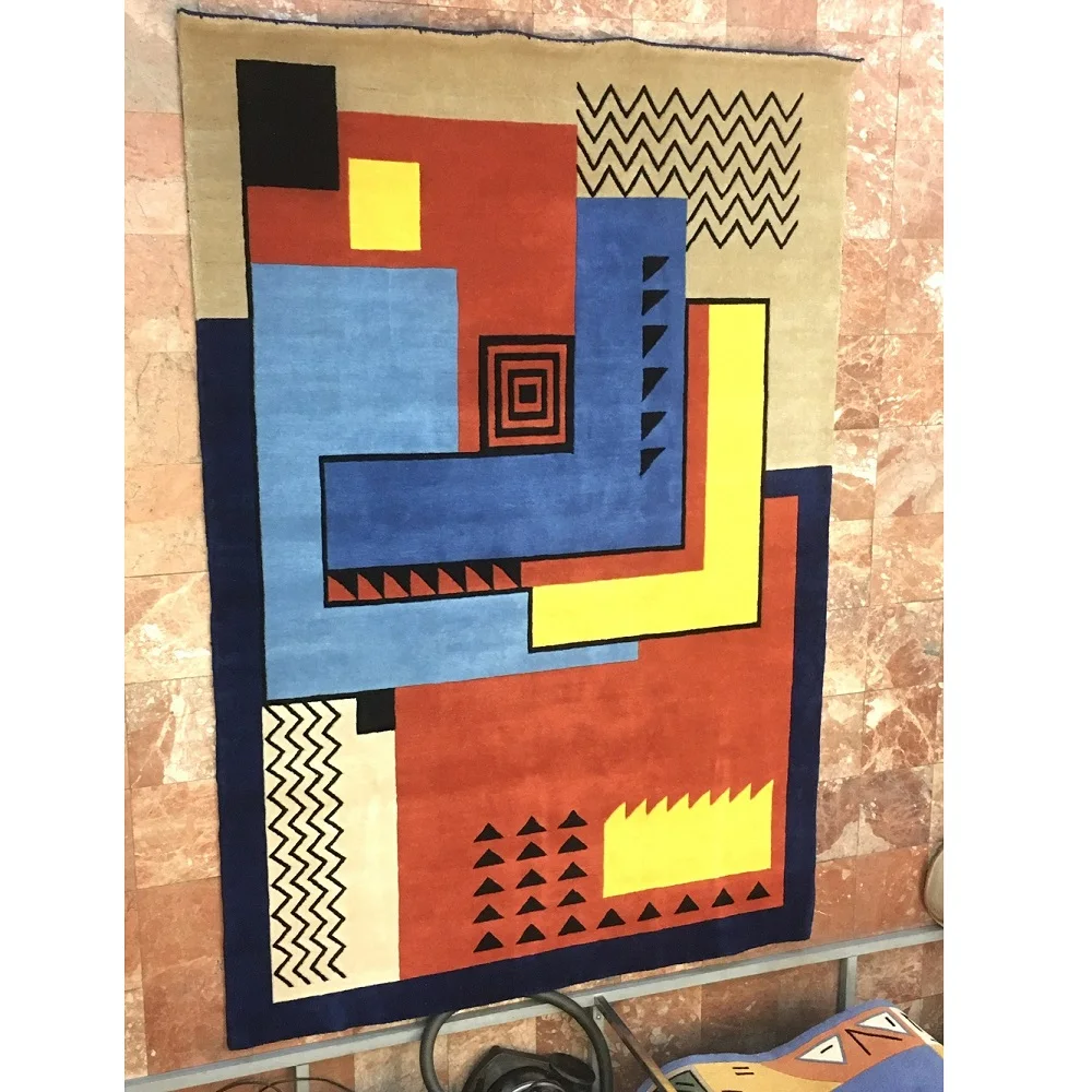 Vintage Floral Pattern Bedroom Rug Rectangle Hand Knotted Woollen Carpet 2x3m With 100% Cotton Yarn