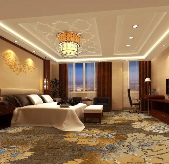 Wall To Wall Natural Sisal Roll Carpet Made By Wool And Nylon For Hotel ,Lobby ,Restaurant Used