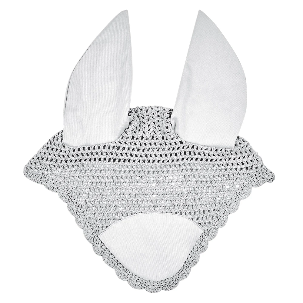 
Gray cheap price soft horse fly veil ear bonnet 