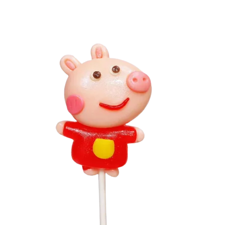 
2021 Premium High-end Peppa pig lollipops multiple flavors 85g 