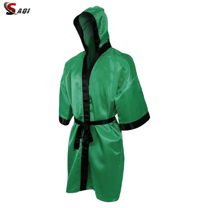 Новинка высококачественное боксерское платье атласные боевые искусства кикбоксинг истребитель шелковые халаты на заказ