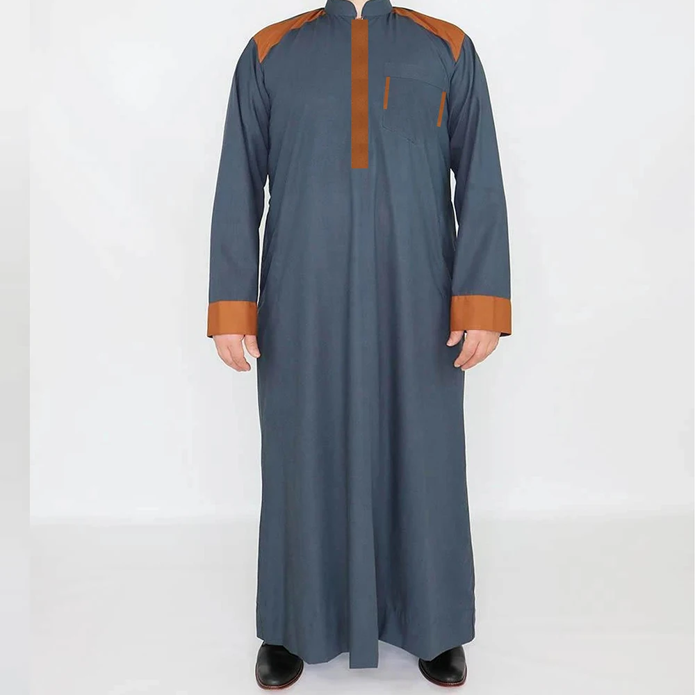 Men Thobe Al Dafah Thobes Long Sleeves Arabic Fashion moroccan Thobe