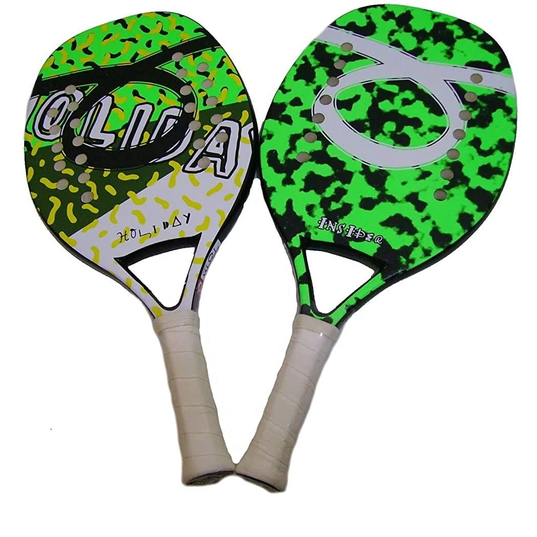 
Beach Tennis Rackets Custom Carbon glass Beach Paddle/Padel Racket with your logos and color combinations 