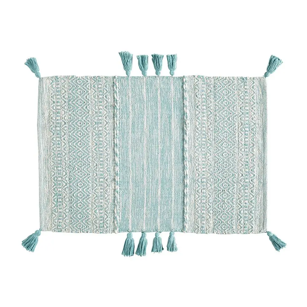 Latest design mats handmade rugs soft smooth carpets for bedroom Home Living area rugs and carpets with multi color options mats