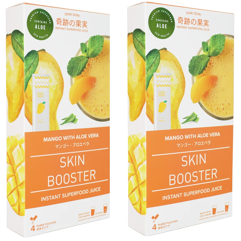Skin booster Made from Fresh Mango and Aloe Vera to improve Skin complexion and hydration