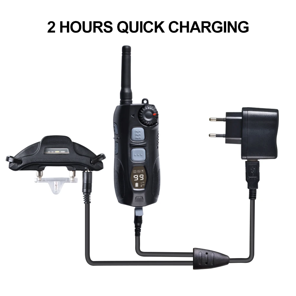 dog training accessories 4 training modes DT4200 2000m waterproof rechargeable electric shock collar dog training e collar