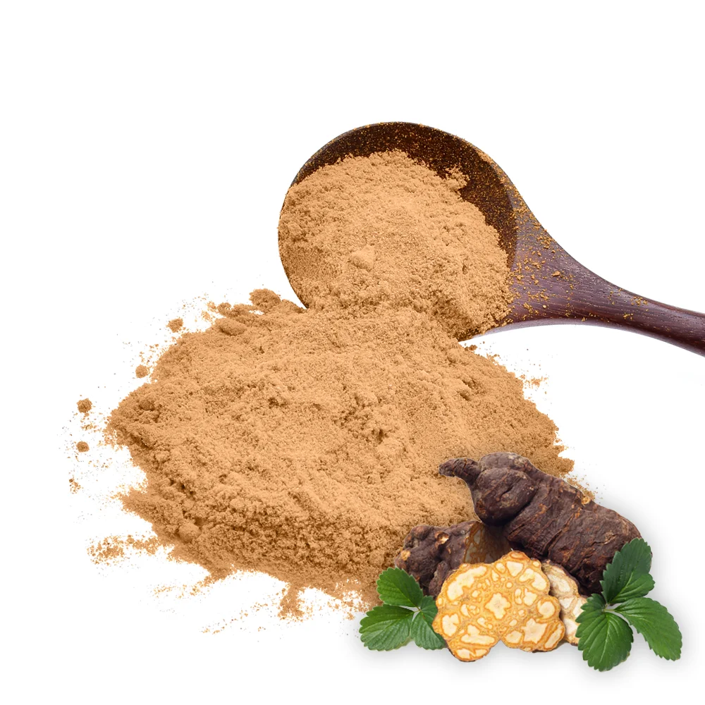 Натуральный травяной экстракт бесплатный образец коричневый корень 85% Экстракт горца многоцветкового порошок от вьетнамского поставщика