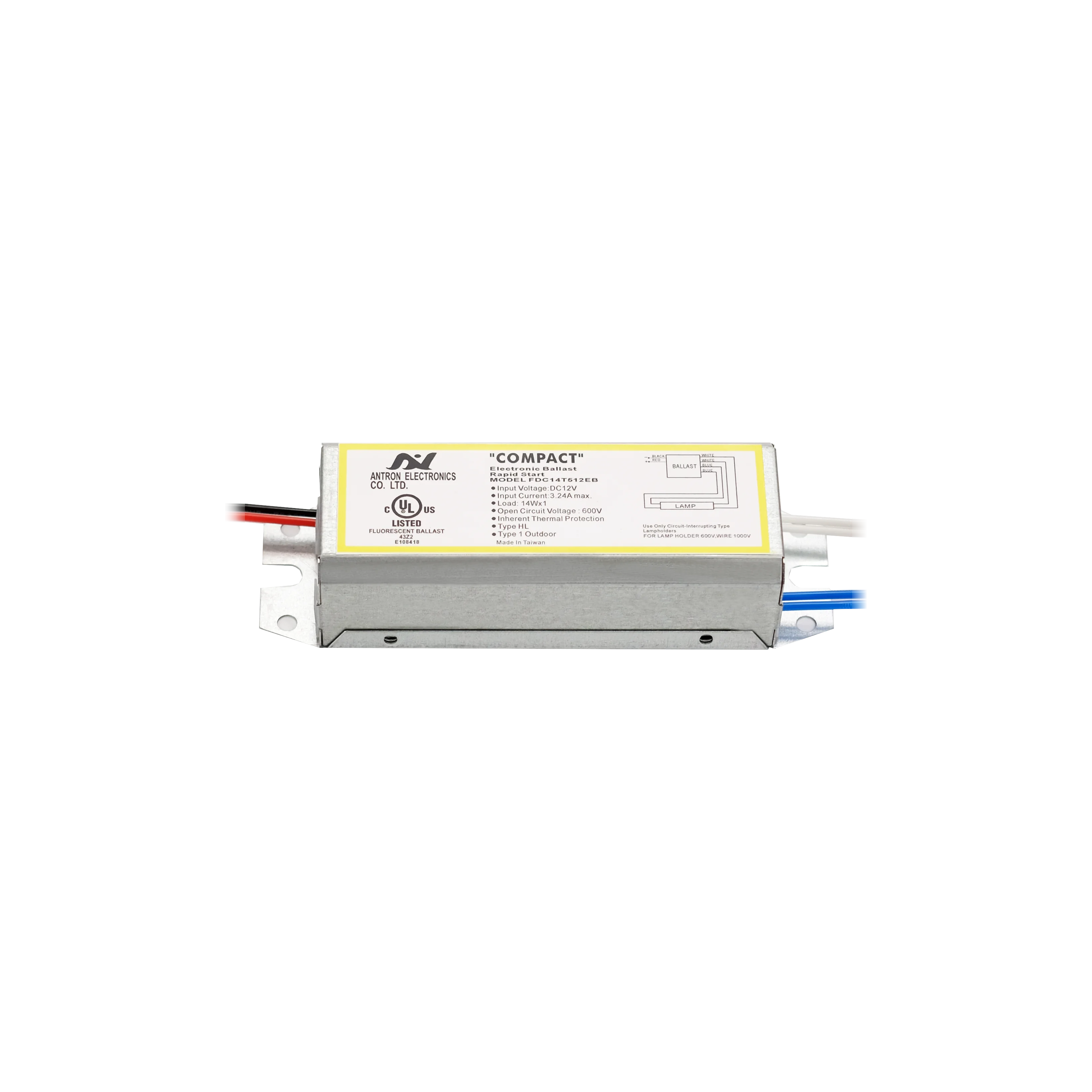 24V DC T5 DC Lamp Ballast 39W Electronic Ballast