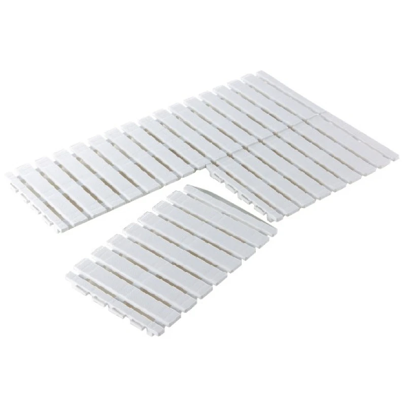
Anti-slip Bathroom Kitchen Floor Mat Interlocking PP Shower Mats Splicing Mat Washable with Drain Hole 