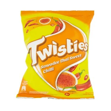  Sawadee тайский сладкий чили Twisties 65 г хрустящие кукурузные