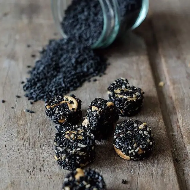 
Healthy Mixed Nut snack with black sesame made from Thailand 