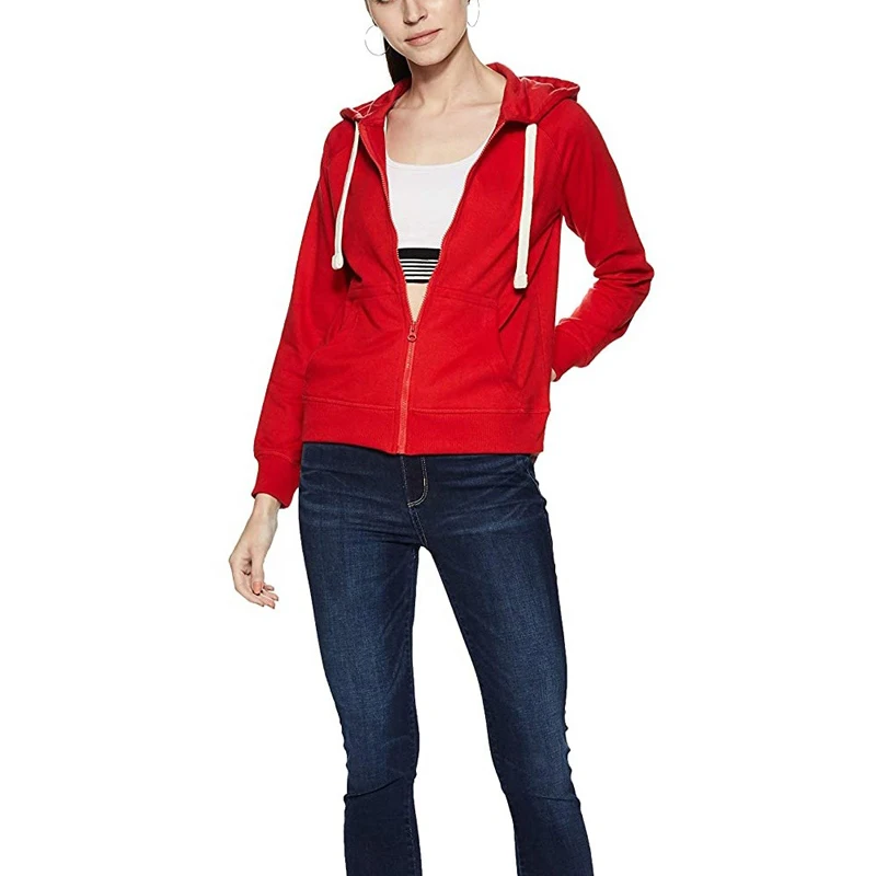 Изготовление на заказ простые капюшон с застежкой-молнией женские низкой цене оптом тяжелый вес премиум качества толстовки капюшоном молнии