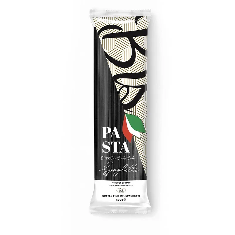
Durum wheat pasta cuttle fish ink spaghetti 500gr 