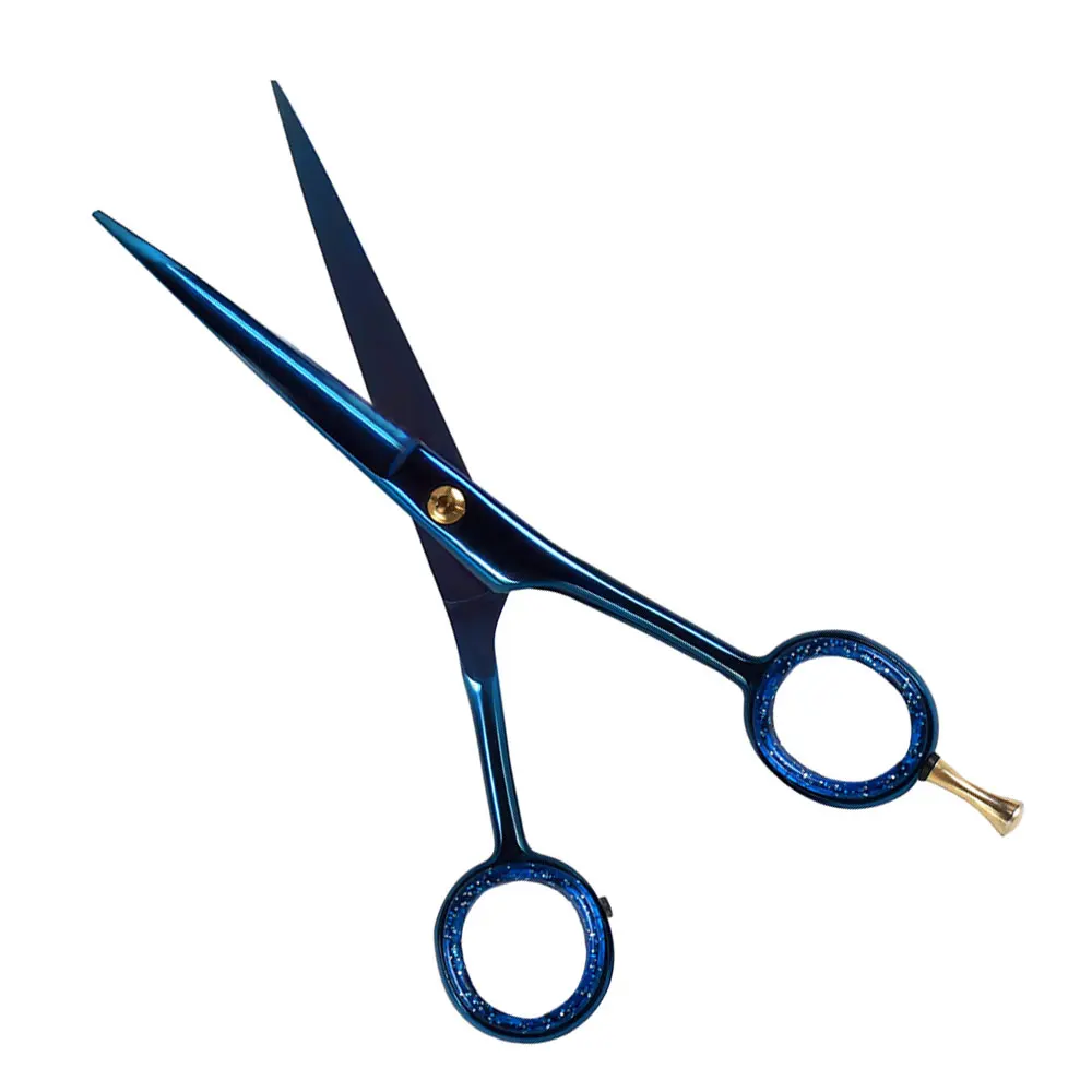 Extra Sharp Premium Barber Scissors Professional Hair Dressing Tool Leather Case Customized Stainless Straight Hair Cutting