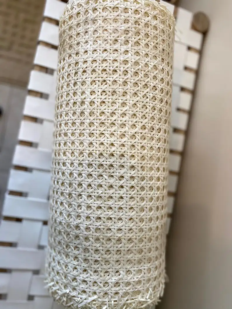 High Quality Cane Rattan Roll Webbing Mesh Quarter Natural Rattan Weave Roll(WS+84974 399 971)