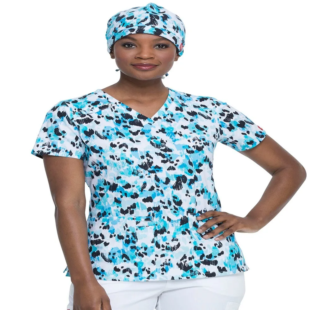 
Fashionable New Style Colorful Nursing Scrub Suits Printed 