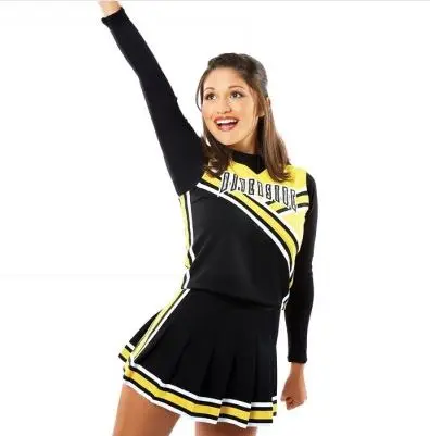 Cheerleader cheerleading uniform Youth cheer and high school dancing uniform wholesale uniform cheerleading bra and skirt OEM