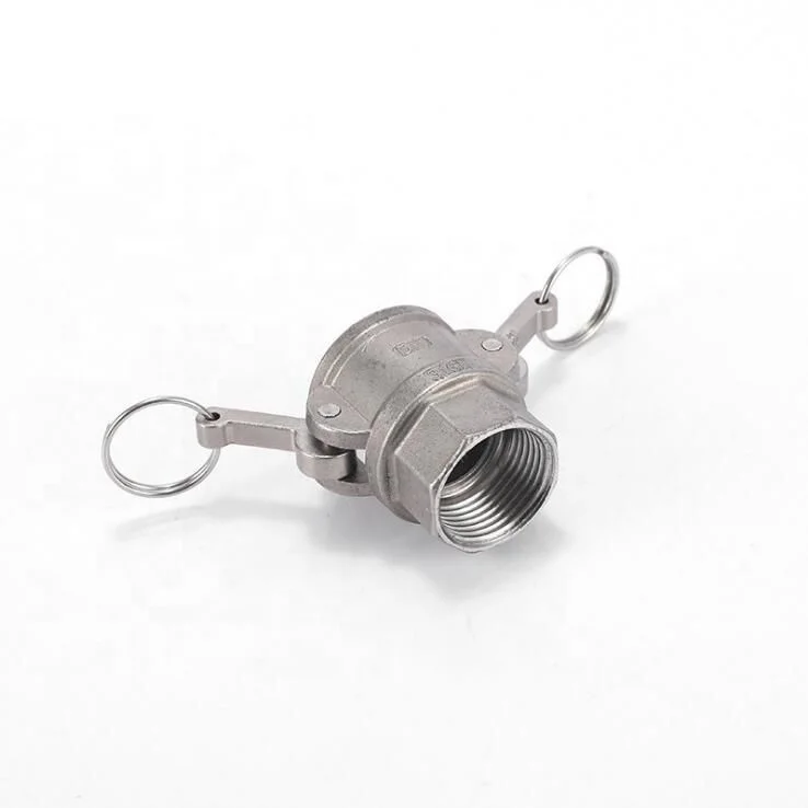 
1' BSPT Female Thread 304 Stainless Steel Camlock Pipe Fittings DN25 Type D SS304 Connector Cam Lock Water Hose Coupling 