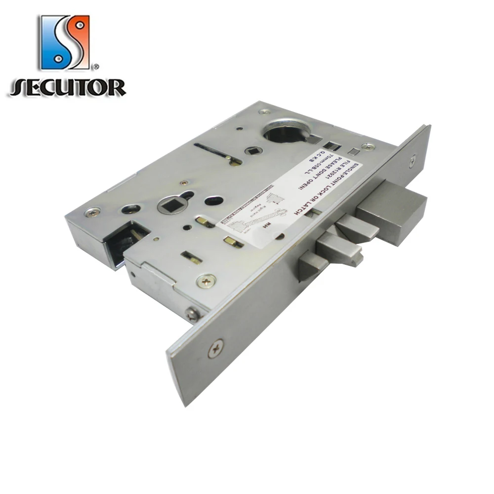 ULlisted 3 Hour Fire Rated ANSI grade 1 Commercial Door Mortise Lock/aluminum front door